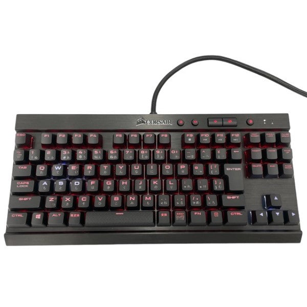 [中古(B)] Corsair K65 RAPIDFIRE CherryMX Speed RGB COMPACT-日本語 USB  ゲーミングキーボード- KB356 CH-9110014-JP [良い]