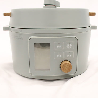 [中古(B)] アイリスオーヤマ 電気圧力鍋 3.0L グリーン KPC-MB3-G グリーン [良い]