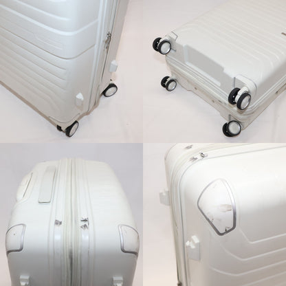 [3-5泊向けサイズ]LEGEND WALKER 5304 VITA ヴィータ 62L(拡張時71L) スーツケース 5304-58-w  ホワイト 整備済みアウトレット品 [中古(C)]