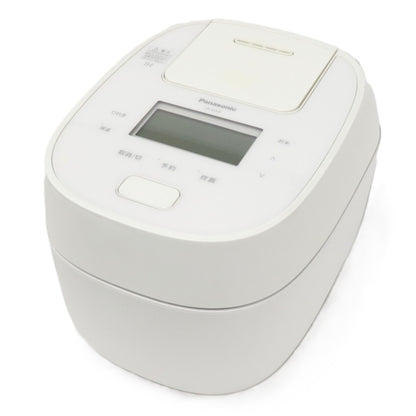[中古(C)] [5.5合炊き] パナソニック 可変圧力IHジャー炊飯器 SR-M10B sr-m10b-w ホワイト [可]
