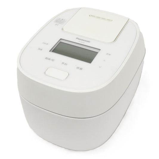 [中古(C)] [5.5合炊き] パナソニック 可変圧力IHジャー炊飯器 SR-M10B sr-m10b-w ホワイト [可]