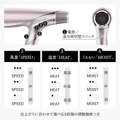 [海外対応] STELLA BEAUTE(ステラボーテ) シャインリバースヘアドライヤー ジュエル LLLT搭載 2026年モデル sb-if-w   【90％分返金保証付】新品