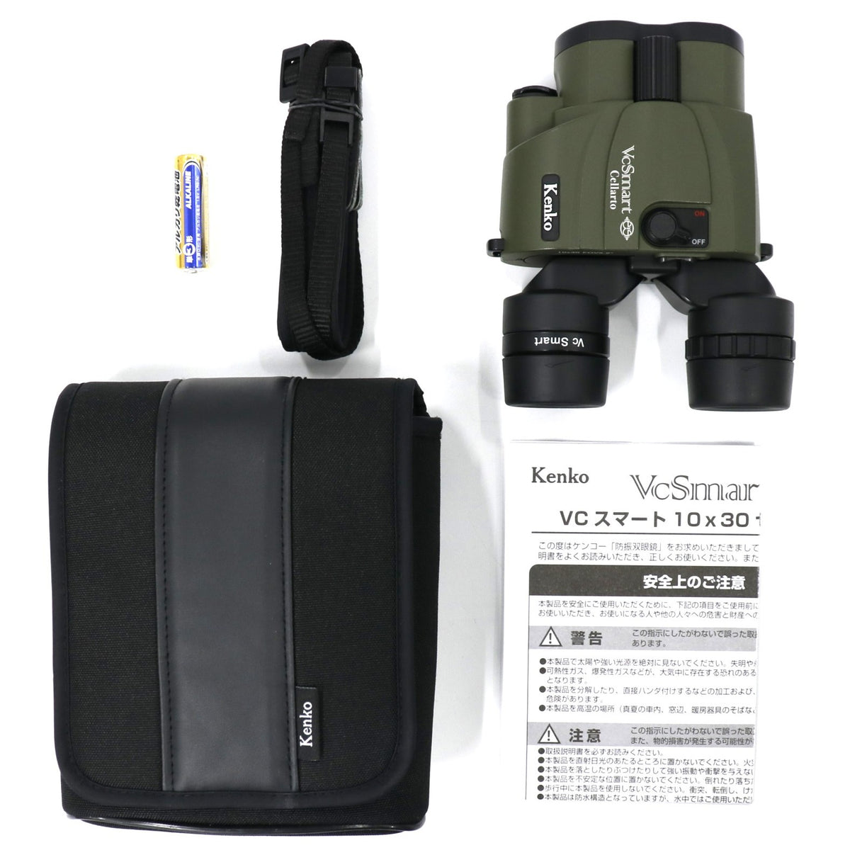 [倍率10倍]ケンコー・トキナー VC Smart 10×30 Cellarto WP 防水仕様 コンサート・ライブ向け 防振双眼鏡 vc-smart1030-cellato-wp   整備済みアウトレット品 [中古(A)]