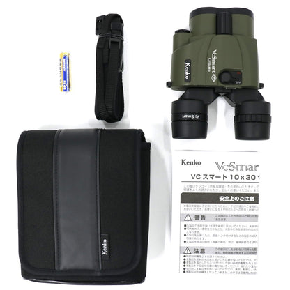 [倍率10倍]ケンコー・トキナー VC Smart 10×30 Cellarto WP 防水仕様 コンサート・ライブ向け 防振双眼鏡 vc-smart1030-cellato-wp   整備済みアウトレット品 [中古(A)]