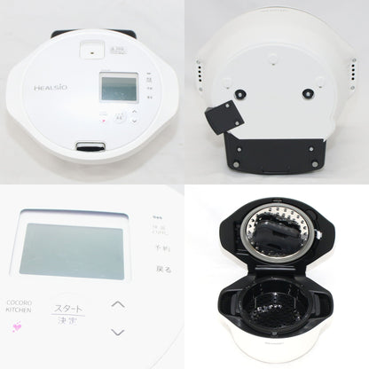 [中古(C)] シャープ ヘルシオ ホットクック KN-HW16G 2〜4人用 1.6L容量　kn-hw16g-w ホワイトkn-hw16g-w　[可]