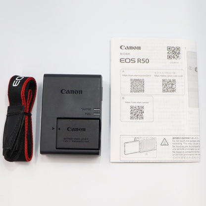 [中古(B)] CANON EOS R50 ボディ ミラーレス一眼 ブラック [良い]
