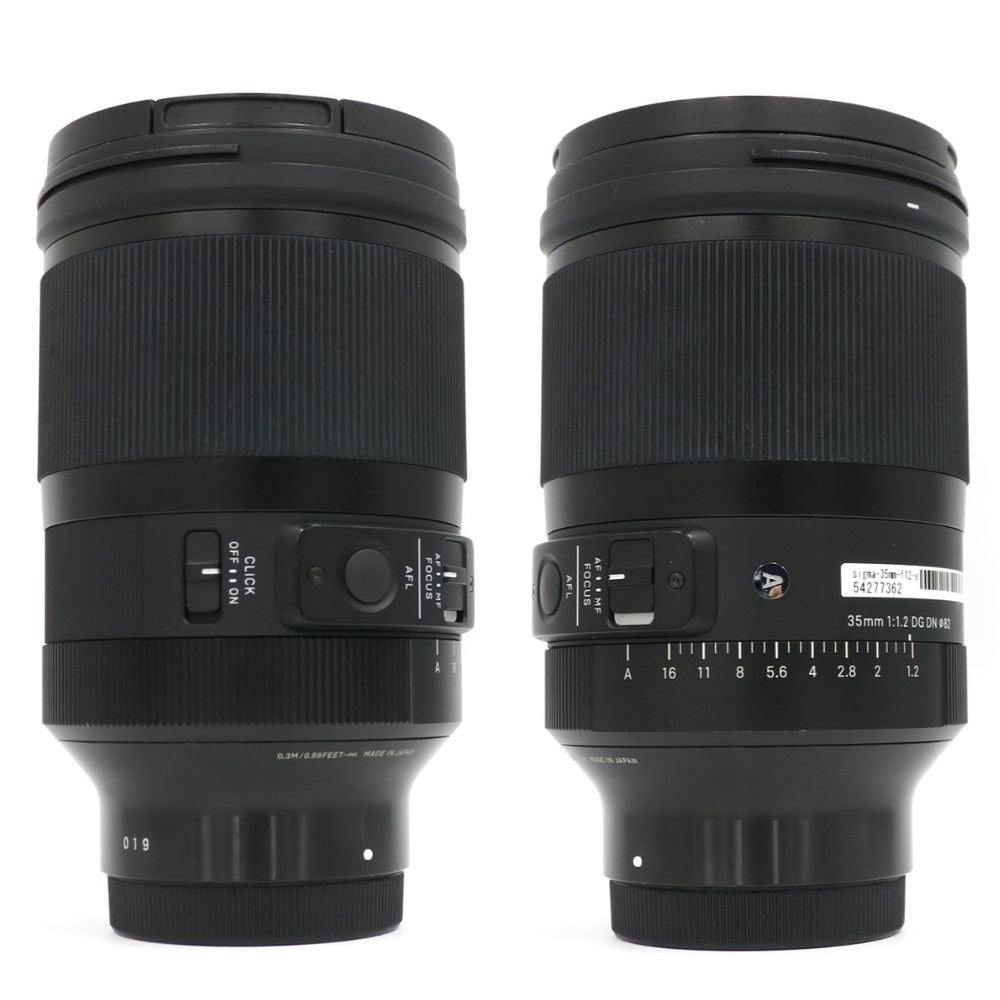 シグマ 35mm F1.2 DG DN Art 単焦点レンズ (SONY Eマウント) 341657  sigma-35mm-f12-e   整備済みアウトレット品 [良い(B)]