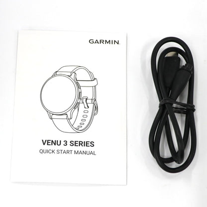 [中古(A)] ガーミン(GARMIN) Venu 3 スマートウォッチ venu3-b Black / Slate[非常に良い]