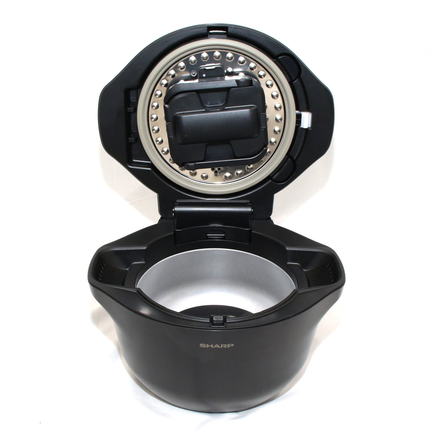 [中古(B)] シャープ ヘルシオ ホットクック KN-HW24H 2〜6人用 2.4L容量　kn-hw24h-b プレミアムブラック [良い]