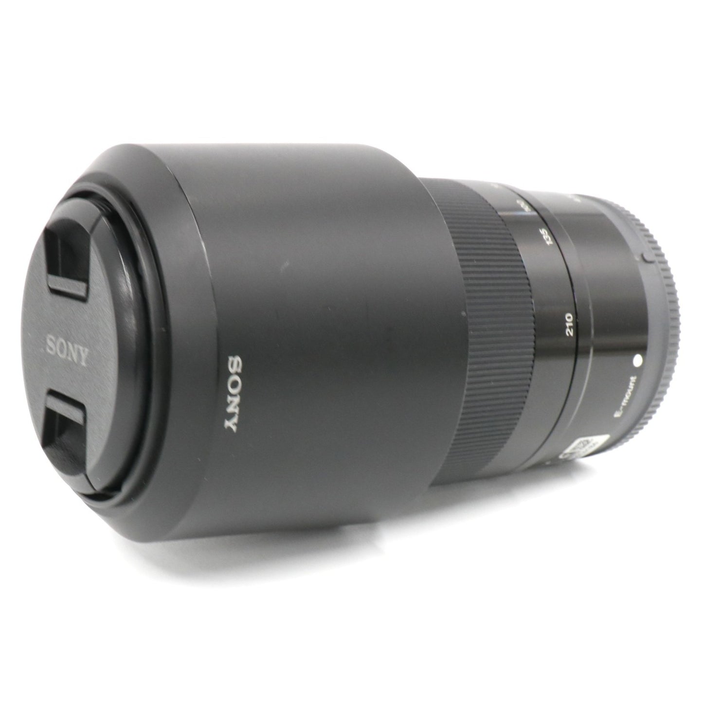 [ジャンク] ソニー E 55-210mm F4.5-6.3 OSS SEL55210 望遠ズームレンズ sel55210-b ブラック[難あり(D)]