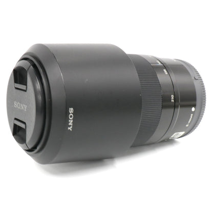 [ジャンク] ソニー E 55-210mm F4.5-6.3 OSS SEL55210 望遠ズームレンズ sel55210-b ブラック[難あり(D)]