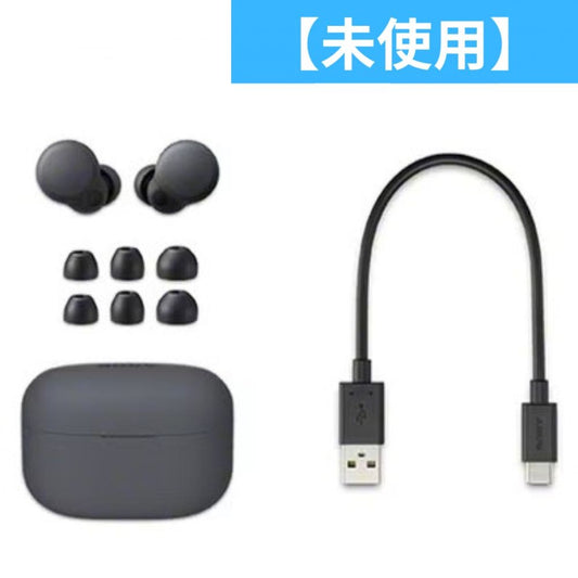 ソニー LinkBuds S 完全ワイヤレスイヤホン WF-LS900N wf-ls900n-b  ブラック 整備済みアウトレット品 ［未使用(S)