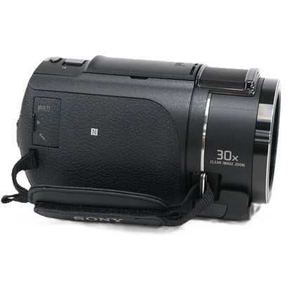 Sony デジタル4Kビデオカメラ FDR-AX45A バッテリー付属 fdr-ax45a-b  ブラック 整備済みアウトレット品 [中古(A)]