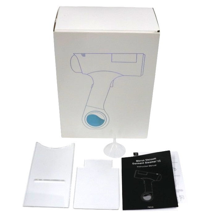 [中古(C)] Morus v6 真空吸着式衣類スチーマー morus-v6-w ホワイト 　[可]
