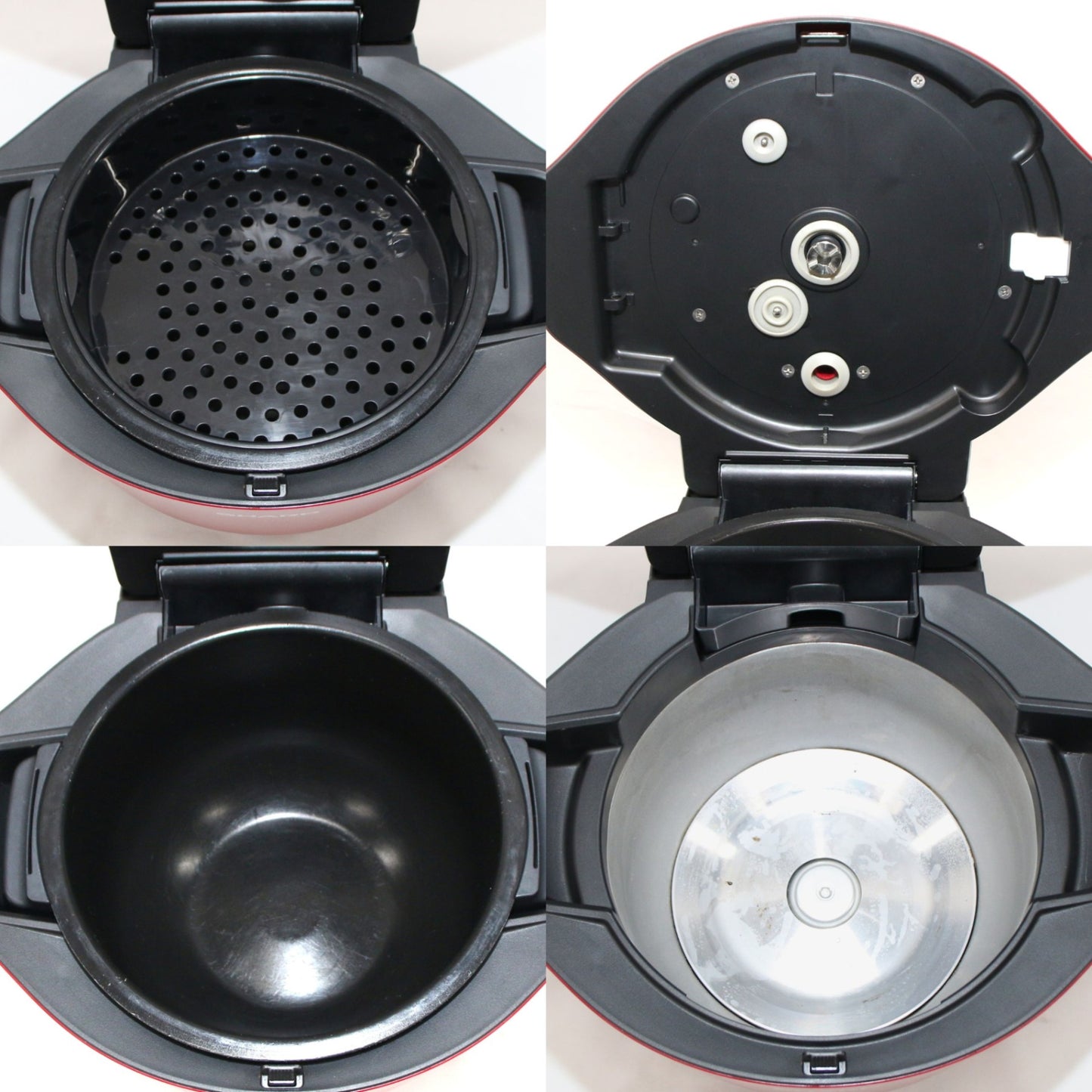 [中古(C)] シャープ ヘルシオ ホットクック KN-HW24G 2〜6人用 2.4L容量　kn-hw24g-r レッドkn-hw24g-r　[可]