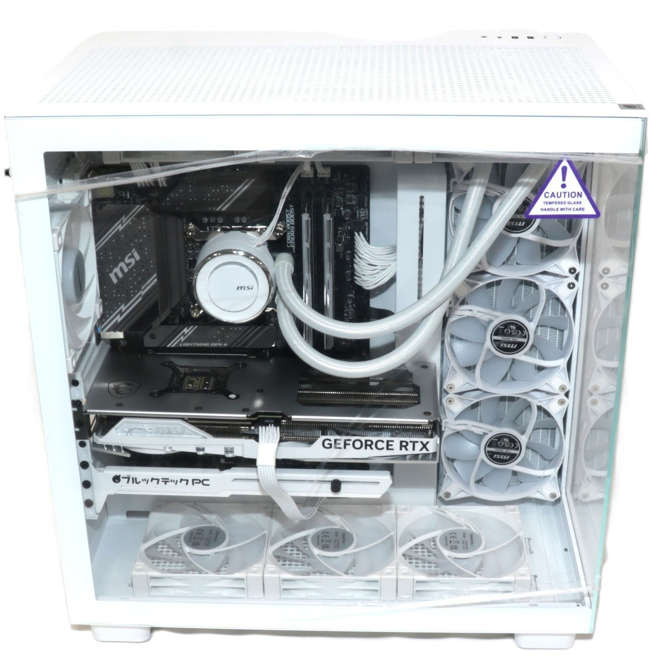 [ジャンク] ルックテックPC GAMEMAN ALBA (Core i7 14700KF/GeForce RTX 4070 SUPER/32GB/1TB M.2 NVMe Gen4 SSD) ホワイト ゲーミングデスクトップパソコン  gameman-alba [難あり(D)]