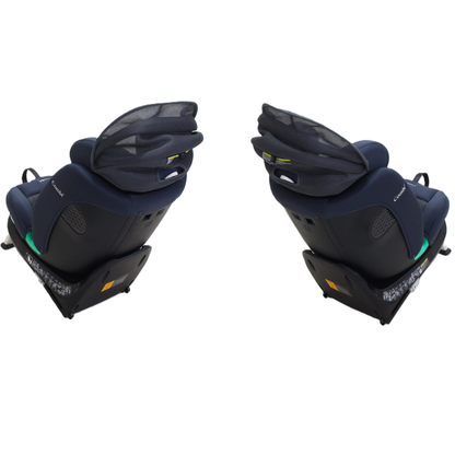 コンビ クルムーヴ ロング R129 エッグショック EA チャイルドシート (ISOFIX固定 / R129適合) 4972990198011  ブルー 整備済みアウトレット品 [良い(B)]