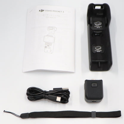 [中古(B)] [標準付属品のみ]DJI Osmo Pocket 3 (オズモポケット3) 3軸スタビライザー搭載 ハンドヘルドカメラ ビデオカメラ　dji-osmo-pocket-3  [良い]