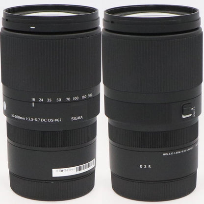シグマ Contemporary 16-300mm F3.5-6.7 DC OS 高倍率ズームレンズ (CANON RFマウント用)　16-300mm-f35-67-dc-os-rf   整備済みアウトレット品 [良い(B)]