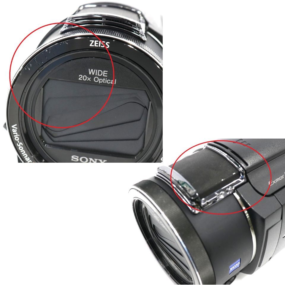 ソニー 4Kビデオカメラ FDR-AX60  fdr-ax60   整備済みアウトレット品 [中古(C)]