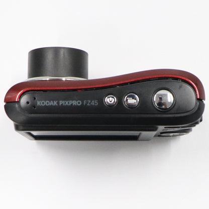 コダック PIXPRO FRIENDLY ZOOM FZ45 コンパクトデジタルカメラ pixpro-fz45-rd  レッド 整備済みアウトレット品 [良い(B)]