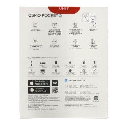 ［整備済/未開封品 (S)］DJI Osmo Pocket 3 Creator Combo (RBunit / シュリンク包装) 3軸スタビライザー搭載 ポケットジンバルカメラ　osmopocket-3-combo