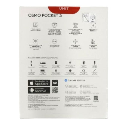［整備済/未開封品 (S)］DJI Osmo Pocket 3 Creator Combo (RBunit / シュリンク包装) 3軸スタビライザー搭載 ポケットジンバルカメラ　osmopocket-3-combo