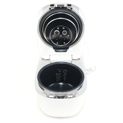 [10合炊き]パナソニック 可変圧力IHジャー炊飯器 SR-M18B sr-m18b-w  ホワイト 整備済みアウトレット品 [良い(B)]
