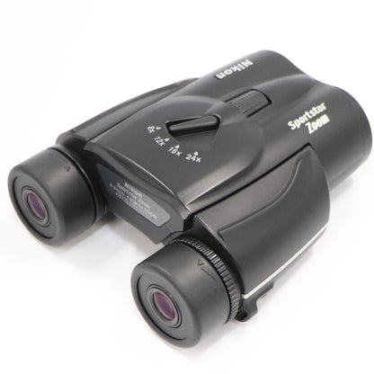 [倍率8~24倍] ニコン Sportstar Zoom 8-24x25 双眼鏡 ブラック　sportstar-zoom-bk   整備済みアウトレット品 [良い(B)]