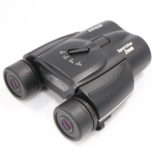 [倍率8~24倍] ニコン Sportstar Zoom 8-24x25 双眼鏡 ブラック　sportstar-zoom-bk   整備済みアウトレット品 [良い(B)]