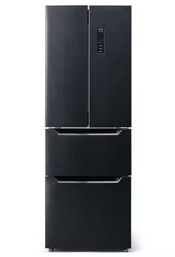 【特殊配送】[320L][二人暮らし向け][観音開き]アイリスオーヤマ IRSN-32B-B 冷凍冷蔵庫 ブラック irsn-32b-b  ブラック 整備済みアウトレット品 [中古(B)]