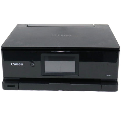 キヤノン PIXUS TS8730 A4カラーインクジェットプリンター複合機　ts8730-bk  ブラック 整備済みアウトレット品 [中古(C)]