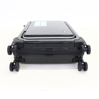 [1-3泊向けサイズ]LEGEND WALKER 6031 フィット 24L/拡張時55L ハードスーツケース 6031-60-bk  クリスタルブラック 整備済みアウトレット品 [良い(B)]