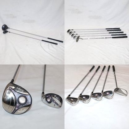 キャロウェイ ゴルフ ソレイル クラブセットレディース 8本組 キャディバッグ付き パッケージセット　callaway-solaire-clubset-8-pink  ピンク 整備済みアウトレット品 [中古(C)]