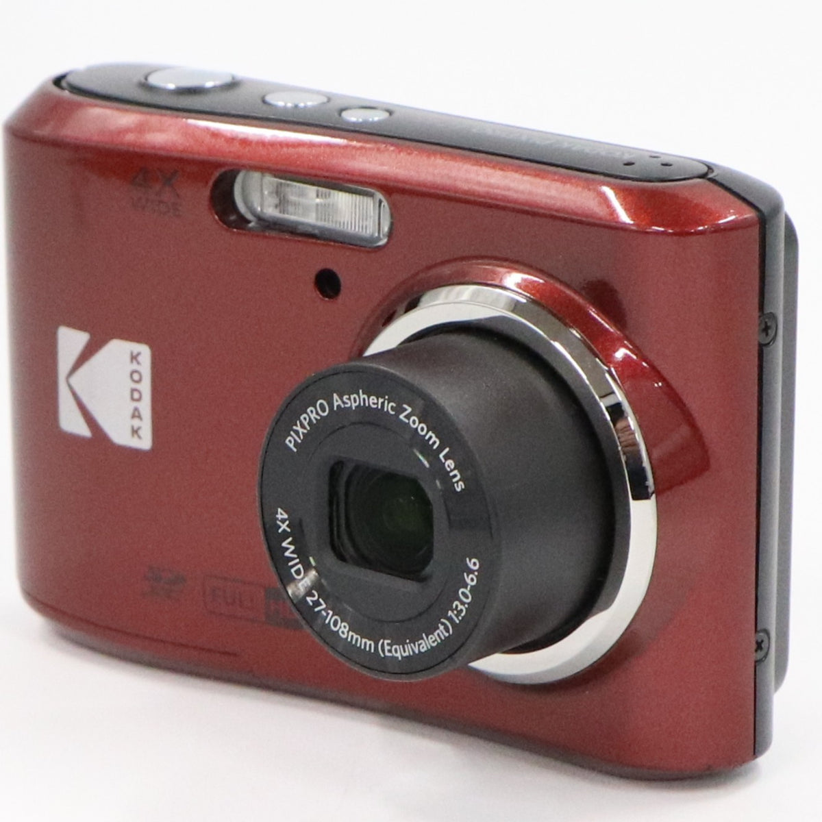 コダック PIXPRO FRIENDLY ZOOM FZ45 コンパクトデジタルカメラ pixpro-fz45-rd  レッド 整備済みアウトレット品 [良い(B)]