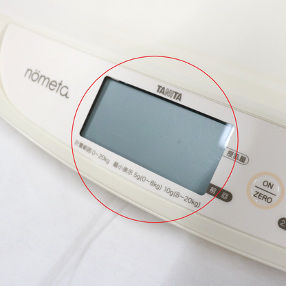 タニタ nometa BB-105 授乳量機能付ベビースケール　bb-105  ホワイト 整備済みアウトレット品 [中古(C)]