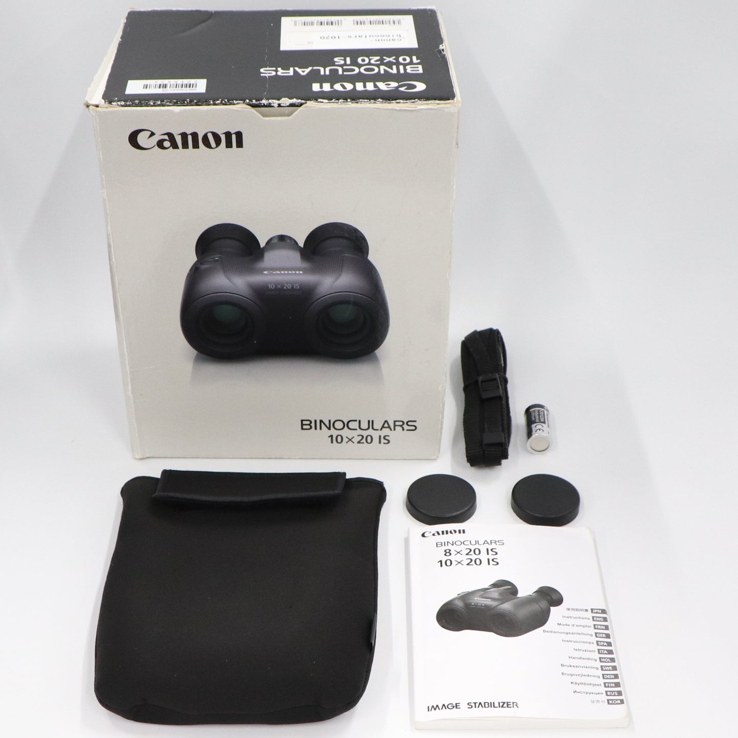 Canon 防振双眼鏡 10×20 IS BINOCULARS 倍率10倍 canon-binoculars-1020   ジャンク品 [難あり(D)]