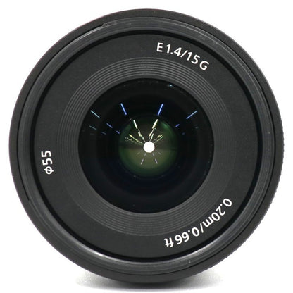 ソニー E 15mm F1.4 G SEL15F14G 大口径広角単焦点レンズ sel15f14g   整備済みアウトレット品 [中古(A)]