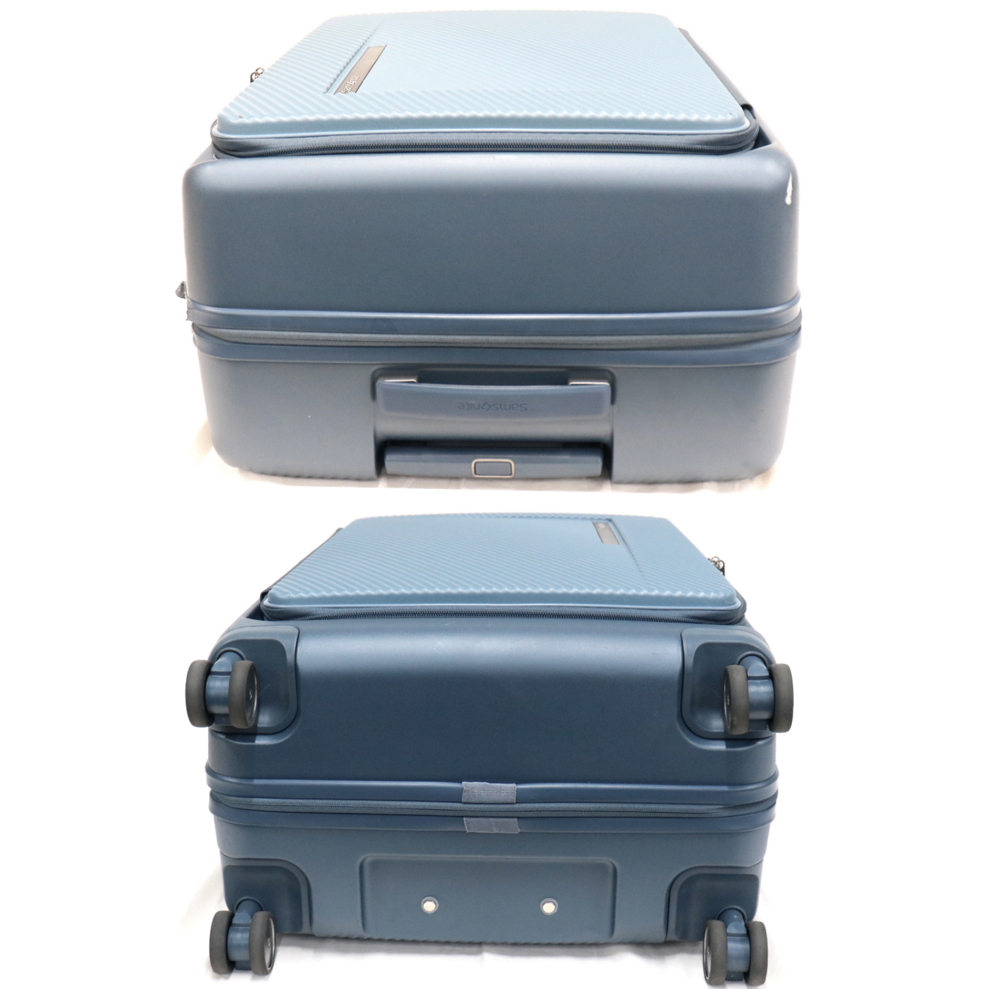 [5-8泊向けサイズ]サムソナイト ジップリックスFT スピナー68EXP 76L/拡張時92 L ハードスーツケース samsonite-zipprix68-n  ネイビー 整備済みアウトレット品 [中古(C)]