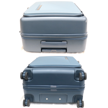 [5-8泊向けサイズ]サムソナイト ジップリックスFT スピナー68EXP 76L/拡張時92 L ハードスーツケース samsonite-zipprix68-n  ネイビー 整備済みアウトレット品 [中古(C)]