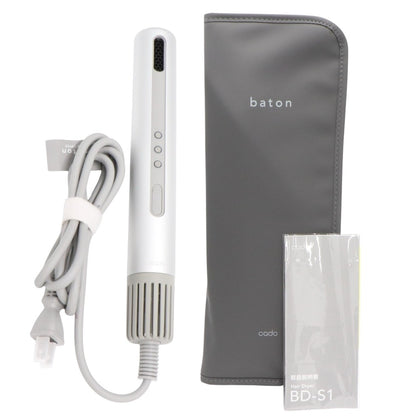 [中古(A)] cado baton (バトン) スティック型ヘアドライヤー BD-S1　bd-s1-ss シルバー[非常に良い]