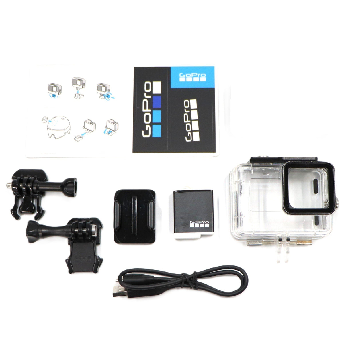 GoPro HERO12 Black(防水ハウジング付き)　hero12-black   ジャンク品 [難あり(D)]