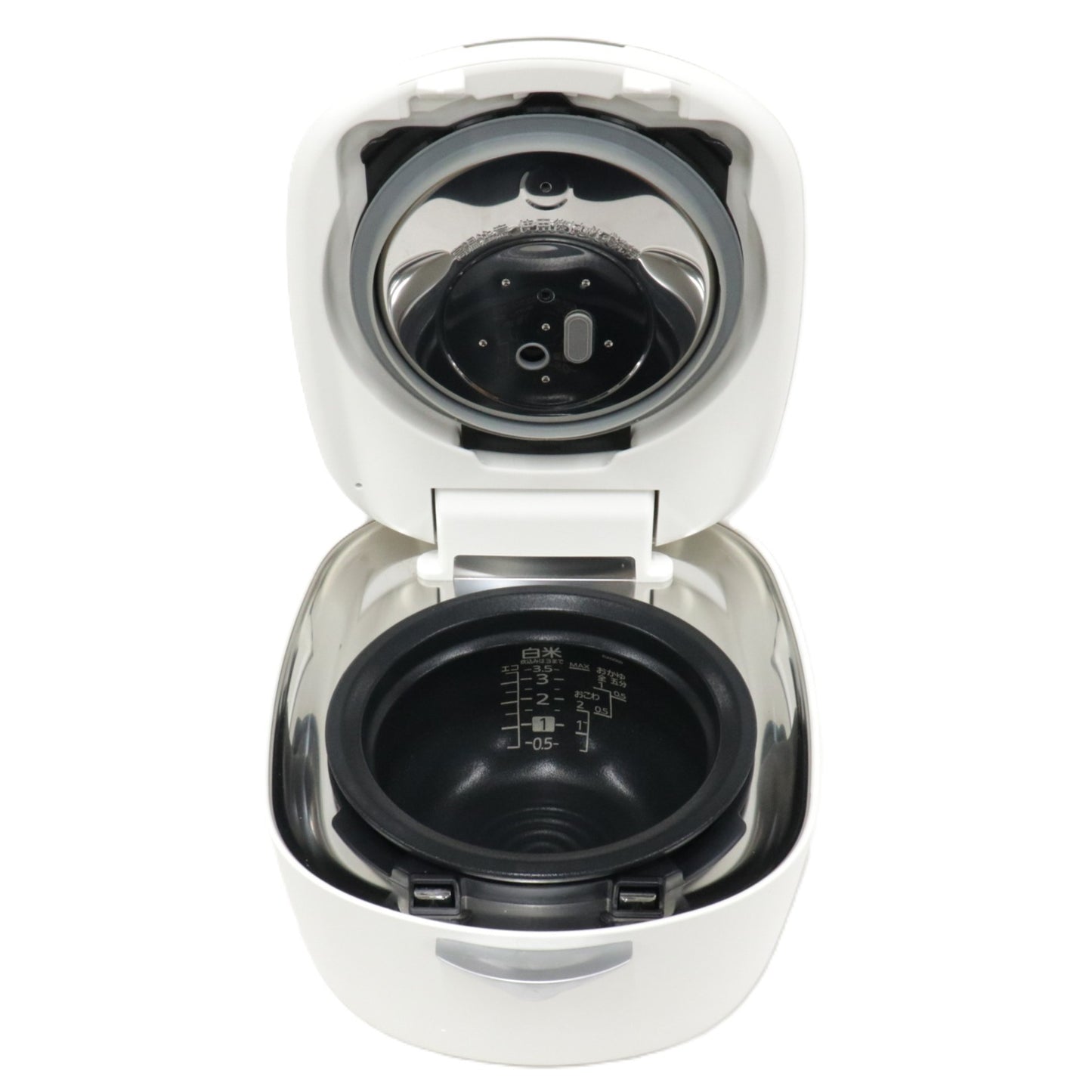 [中古(B)] [3.5合炊き] タイガー魔法瓶 土鍋ご泡火炊き JRX-G060 土鍋圧力IH式 炊飯器 jrx-g060wg アイボリーホワイト [良い]