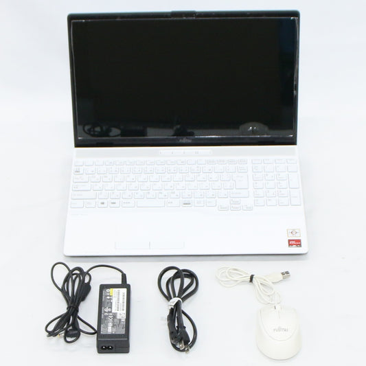 [中古(B)] 商品 / 【Office非搭載】富士通 ノートPC LIFEBOOK 15.6 型 AH42/E1 256GB（Windows 10 Home 64bit）　fmva42e1w1  [良い]
