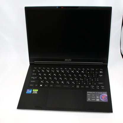 [中古(B)]  MSI(エムエスアイ)Stealth 14 Studio A13V Stealth-14Studio-A13VE-569JP(Core™ i7-13700H/GeForce RTX™ 4050/14型/16GB DDR5/SSD 1TB) ゲーミングノートパソコン ブラック&ホワイト [良い]