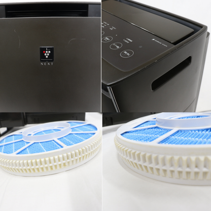 シャープ 加湿空気清浄機 プラズマクラスターNEXT KI-SX75 (空気清浄〜34畳 / 加湿〜最大25畳)　ki-sx75-t  ブラウン 整備済みアウトレット品 [中古(C)]