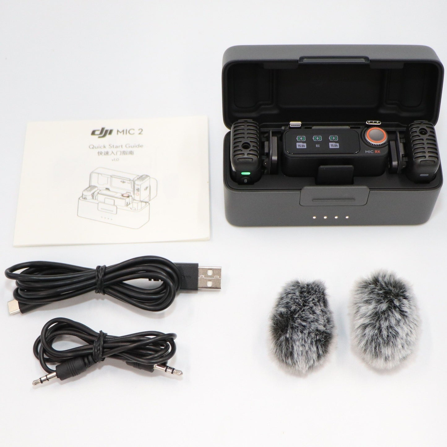 [中古(A)] DJI MIC 2 ワイヤレスマイク dji-mic2 [非常に良い]