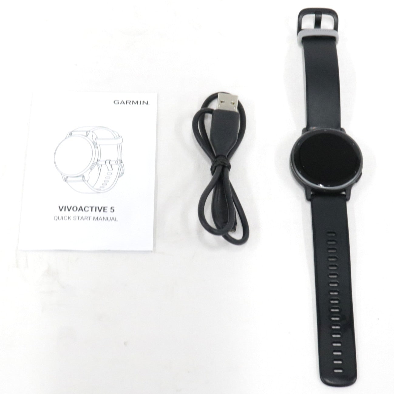 [中古(C)] ガーミン(GARMIN) vivoactive 5 フィットネスGPSウォッチ ブラック vivoactive-5 vivoactive-5　[可]