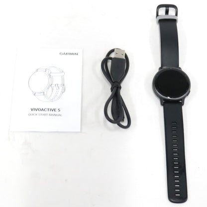 [中古(C)] ガーミン(GARMIN) vivoactive 5 フィットネスGPSウォッチ ブラック vivoactive-5 vivoactive-5　[可]