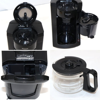 [中古(C)] パナソニック 全自動コーヒーメーカー NC-A57-K ミル付き nc-a57-k  [可]